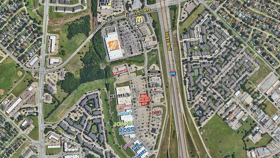 19065 Lyndon B Johnson Freeway, Mesquite, TX à louer - Aérien - Image 1 de 1