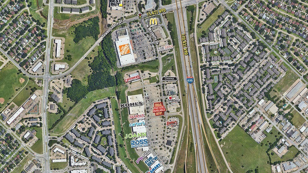 19065 Lyndon B Johnson Freeway, Mesquite, TX à louer Aérien- Image 1 de 2