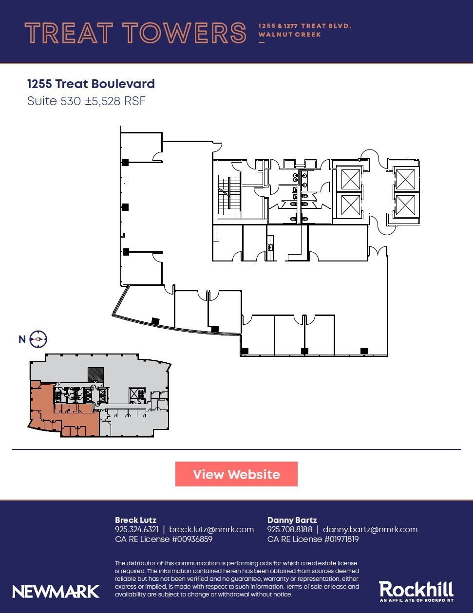 1255 Treat Blvd, Walnut Creek, CA for lease Floor Plan- Image 1 of 1