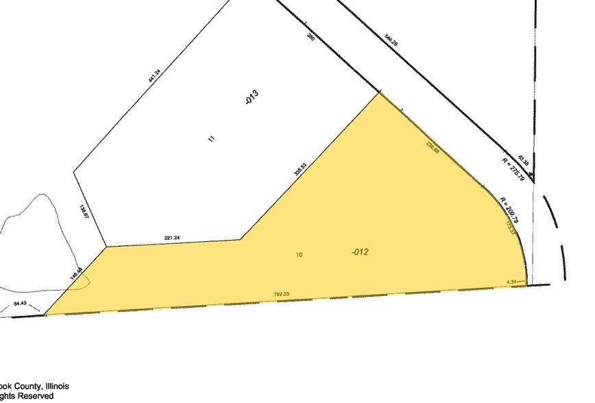 N Roselle Rd & Basswood Rd, Schaumburg, IL à vendre - Plan cadastral - Image 2 de 3