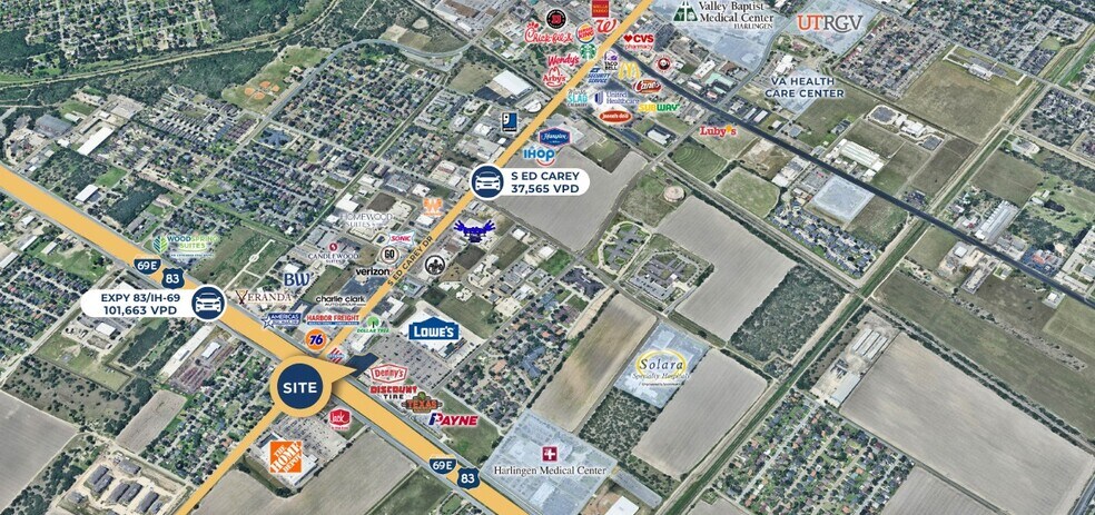 4703 S Expy 83, Harlingen, TX à louer - Photo du bâtiment - Image 2 de 4