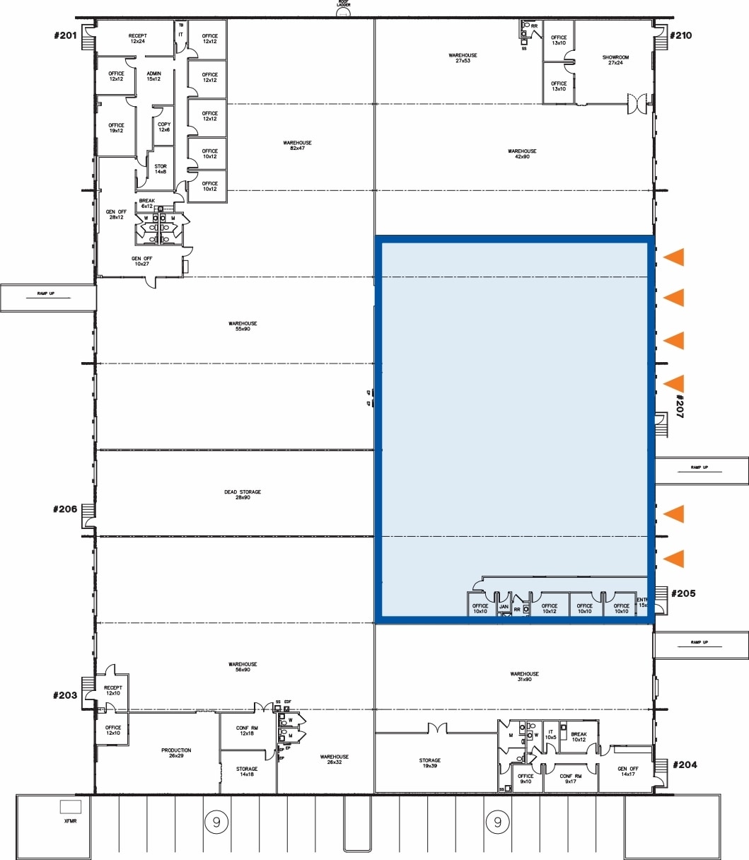 3913 Todd Ln, Austin, TX à louer Plan d’étage- Image 1 de 1