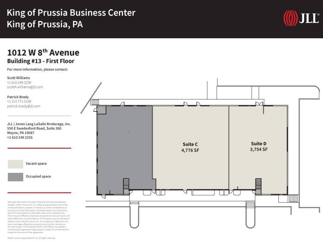 1019 W 9th Ave, King Of Prussia, PA for lease Floor Plan- Image 1 of 1