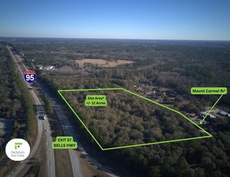 Plus de détails pour Mount Carmel Rd, Walterboro, SC - Terrain à vendre