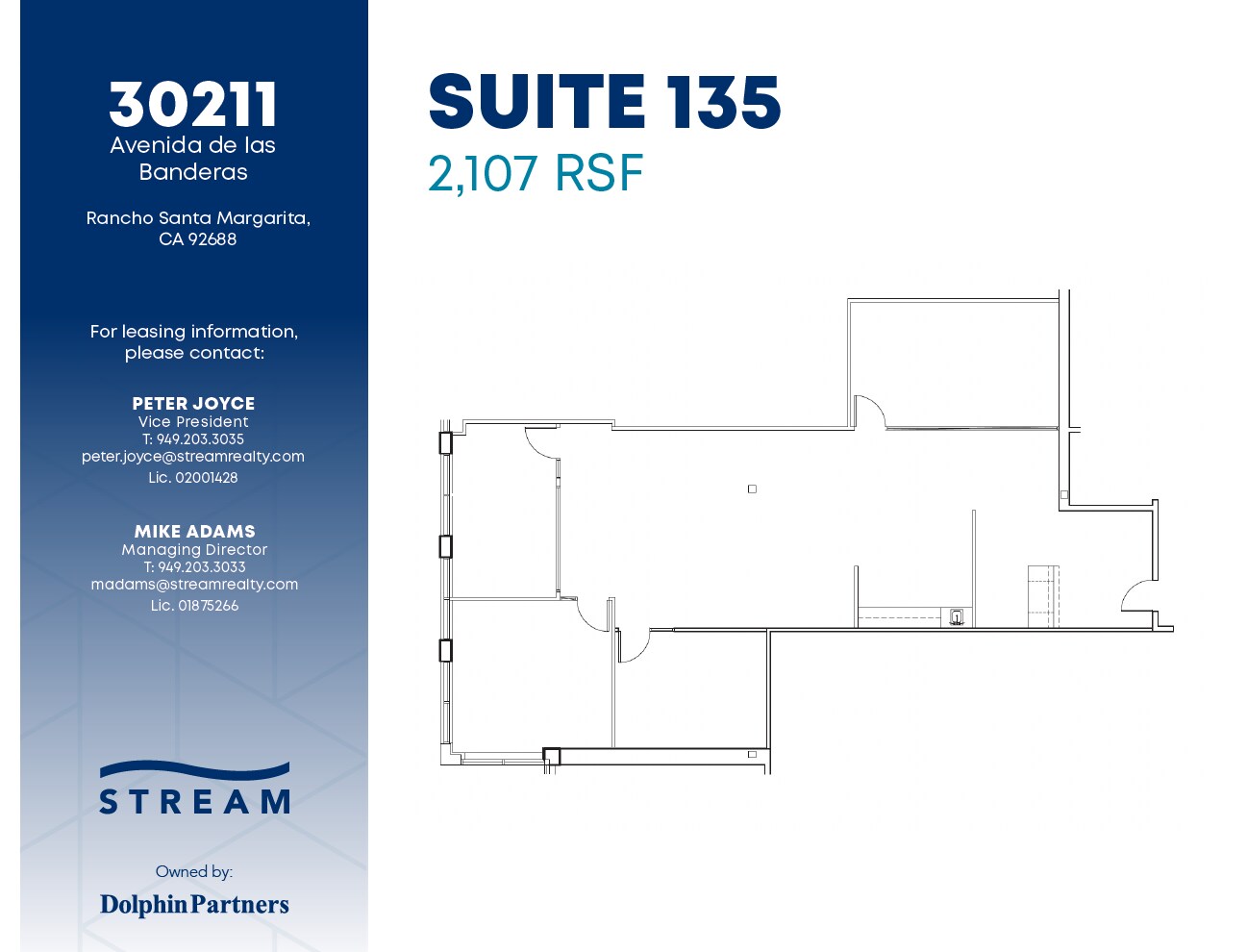 30211 Avenida De Las Banderas, Rancho Santa Margarita, CA for lease Floor Plan- Image 1 of 2