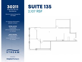 30211 Avenida De Las Banderas, Rancho Santa Margarita, CA for lease Floor Plan- Image 1 of 2