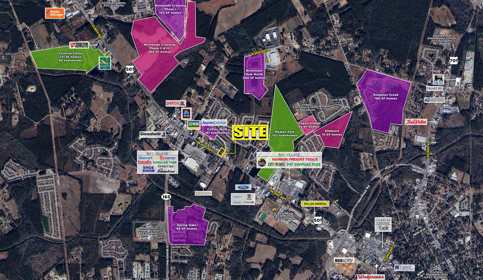 2600 Church Street, Conway, SC à louer Aérien- Image 1 de 4