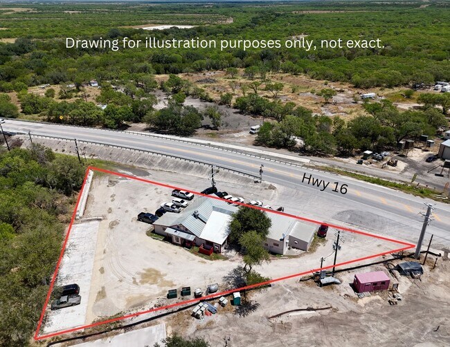 Plus de détails pour 3047 TX-16 Hwy, Tilden, TX - Commerce de détail à vendre