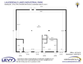 2696 NW 31st Ave, Lauderdale Lakes, FL à louer Plan d’étage- Image 2 de 2