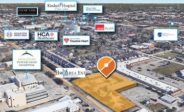 202 N Texas Ave, Webster, TX - Aerial map view - Image1