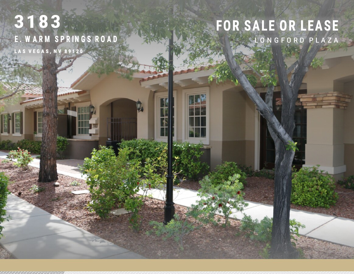 3183 E Warm Springs Rd, Las Vegas, NV for lease Primary Photo- Image 1 of 19