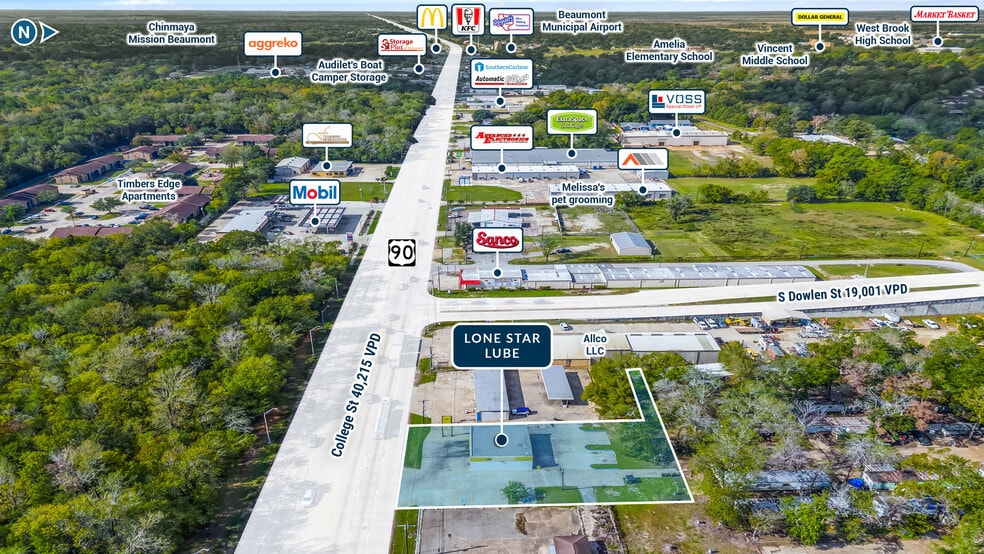 6596 College St, Beaumont, TX à vendre - Photo du bâtiment - Image 2 de 5