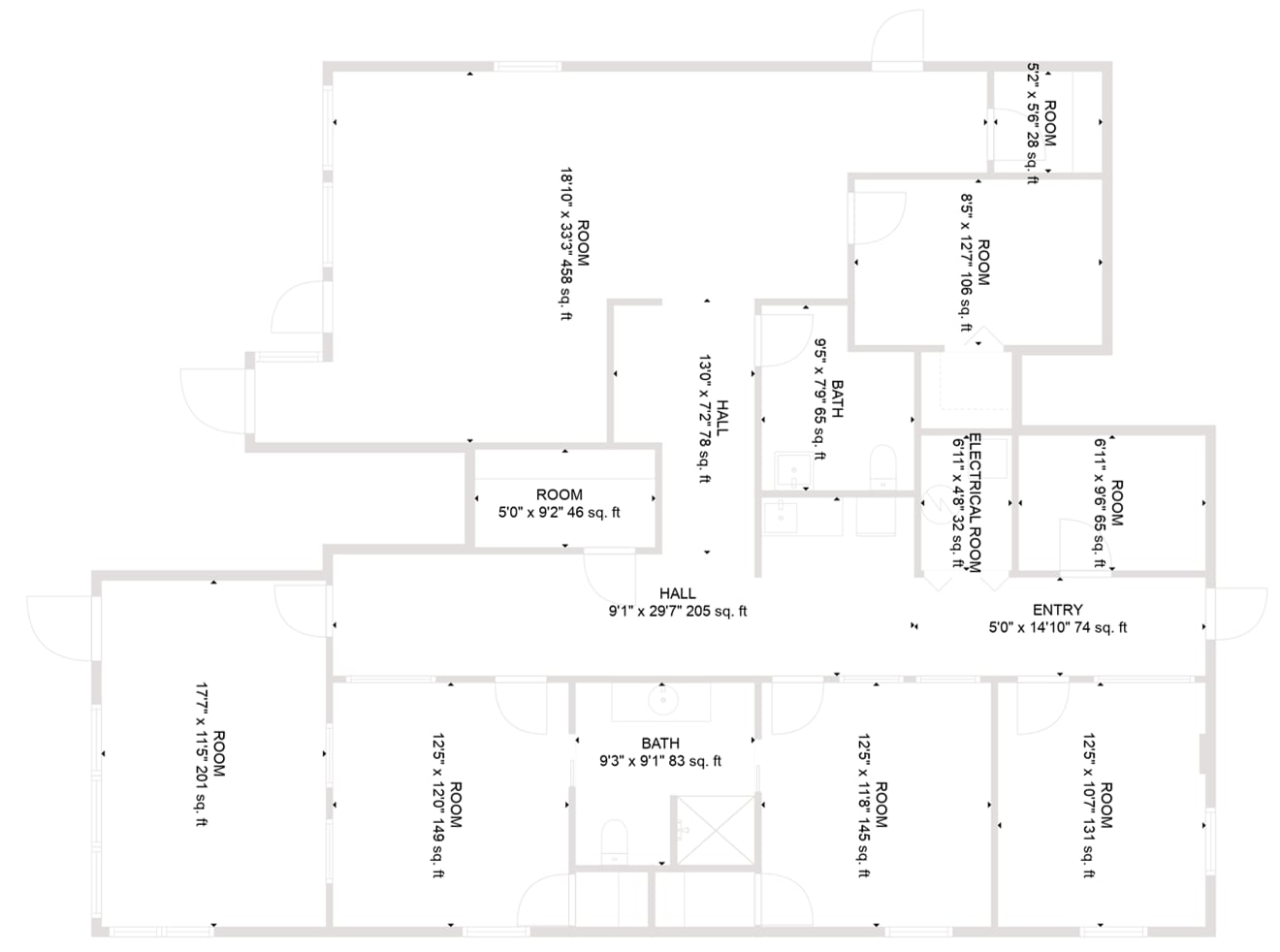 112 E 3rd St, Bloomington, IN for lease Floor Plan- Image 1 of 1