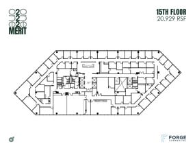 12221 Merit Dr, Dallas, TX à louer Plan d’étage- Image 1 de 1