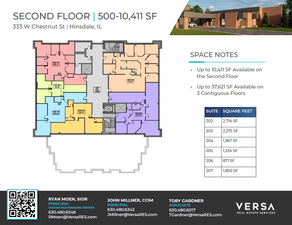 333 Chestnut St, Hinsdale, IL for lease Floor Plan- Image 1 of 1
