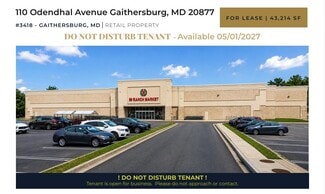 Plus de détails pour 110 Odendhal Ave, Gaithersburg, MD - Commerce de détail à louer