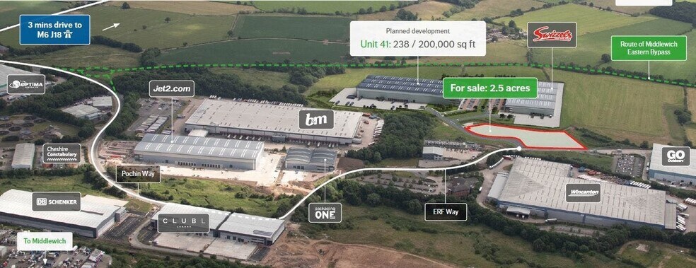 Erf Way, Middlewich à louer - Photo du bâtiment - Image 2 de 10