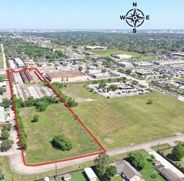 7414 Spencer Hwy, Pasadena, TX à vendre - Aérien - Image 2 de 2
