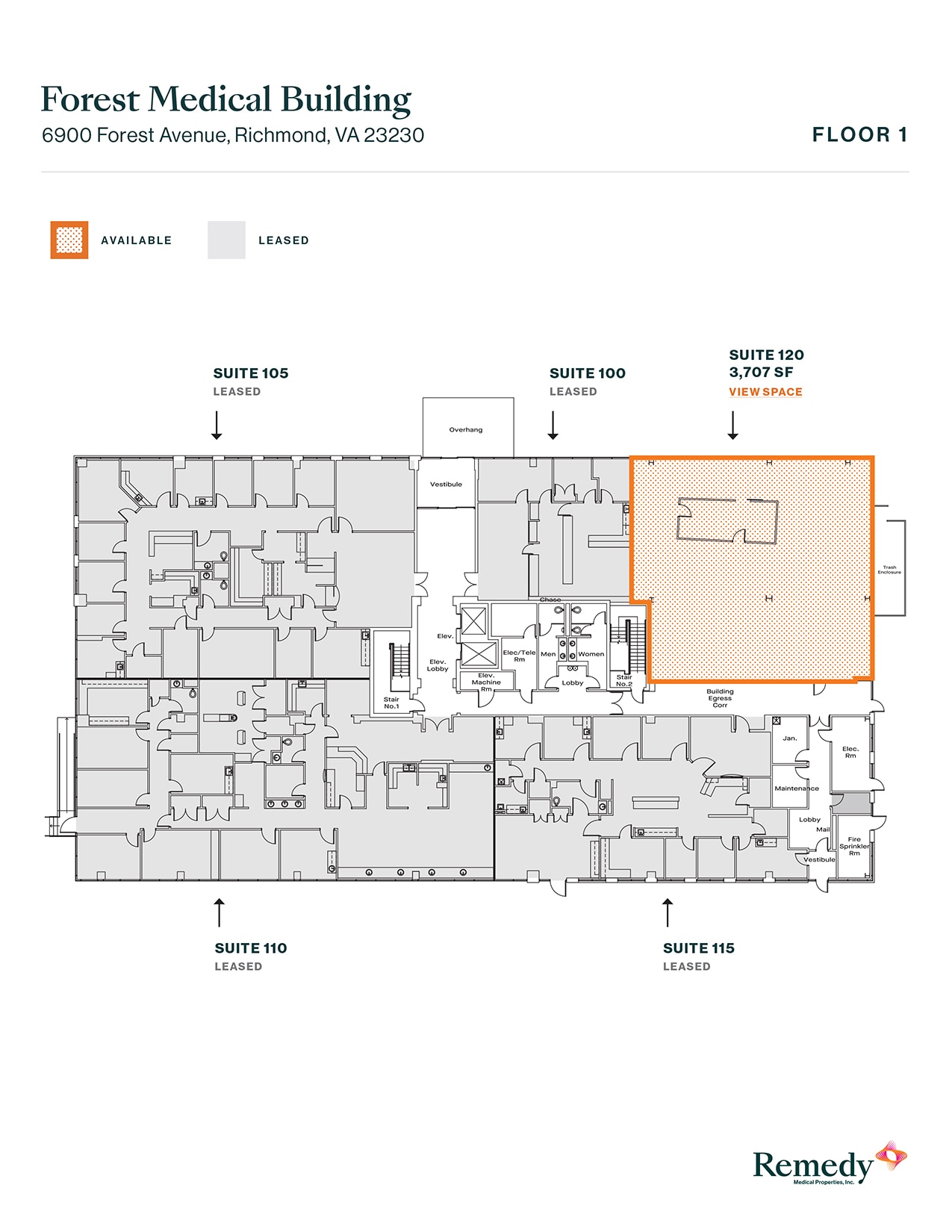 6900 Forest Ave, Richmond, VA for lease Floor Plan- Image 1 of 1