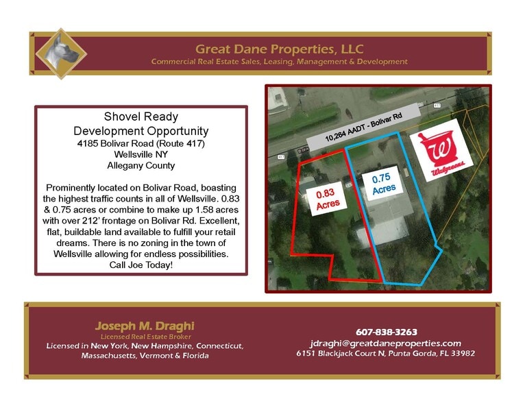 4185 Bolivar Rd, Wellsville, NY à vendre - Photo du bâtiment - Image 1 de 1