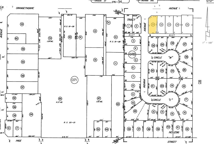 8192 Orangethorpe Ave, Buena Park, CA à vendre - Plan cadastral - Image 2 de 11
