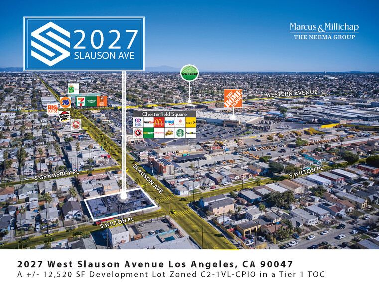 2027 W Slauson Ave, Los Angeles, CA à vendre - Photo du bâtiment - Image 1 de 1