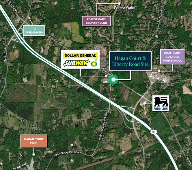 5601, 5607, & 5611 Hagan Ct, Greensboro, NC à vendre - Photo du bâtiment - Image 2 de 2