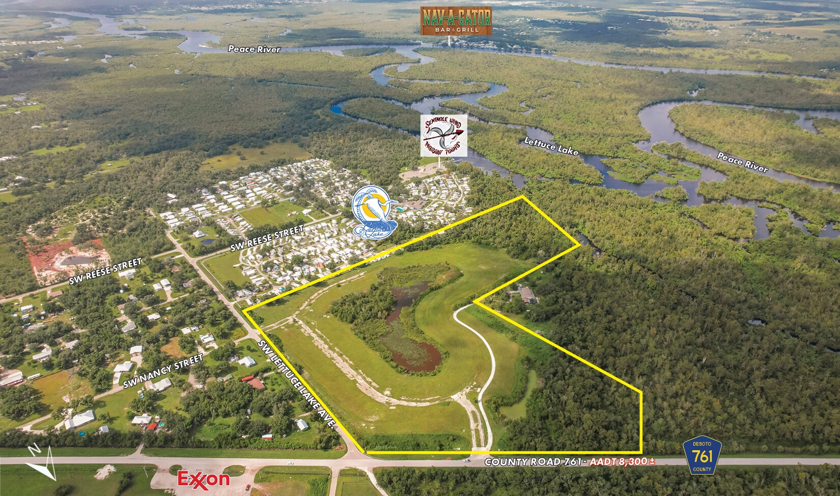 9881 SW Lettuce Lake Ave, Arcadia, FL à vendre Aérien- Image 1 de 1