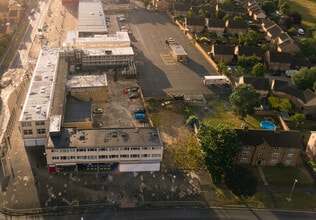 Coronation Square, Cheltenham, GLS - Aerial map view