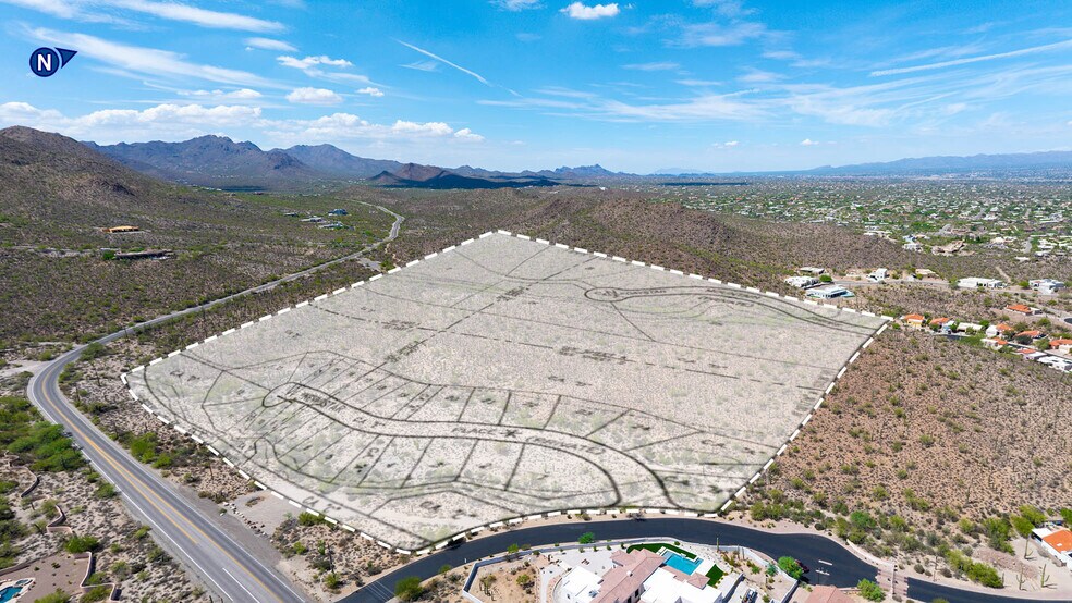 W NWC of Anklam Rd and Greasewood Rd, Tucson, AZ à vendre - Aérien - Image 2 de 5