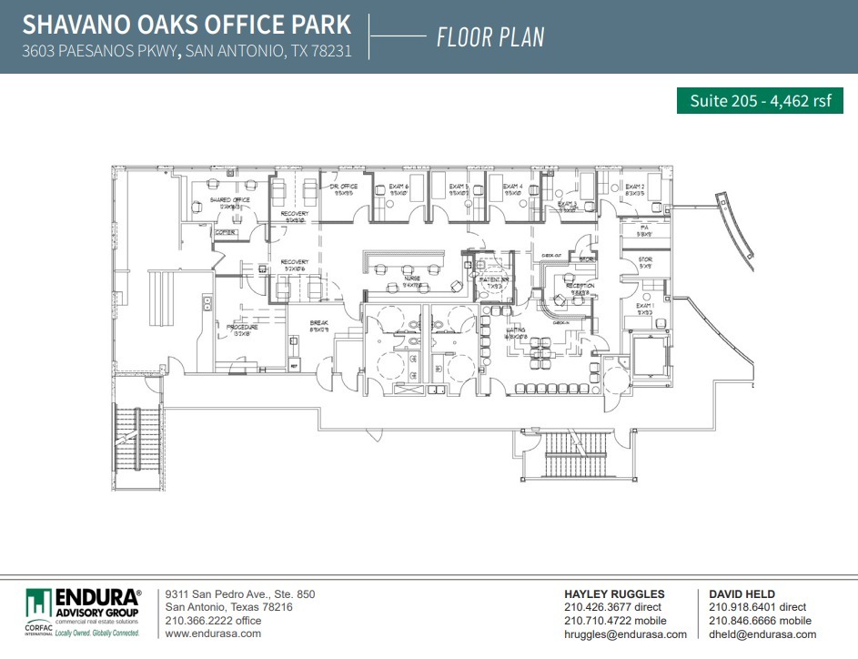 3603 Paesanos Pky, San Antonio, TX à louer Plan d’étage- Image 1 de 1