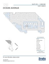 1299 Ocean Ave, Santa Monica, CA for lease Floor Plan- Image 1 of 1