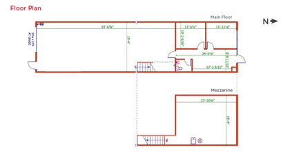 1826 25th Ave NE, Calgary, AB for lease Floor Plan- Image 2 of 2