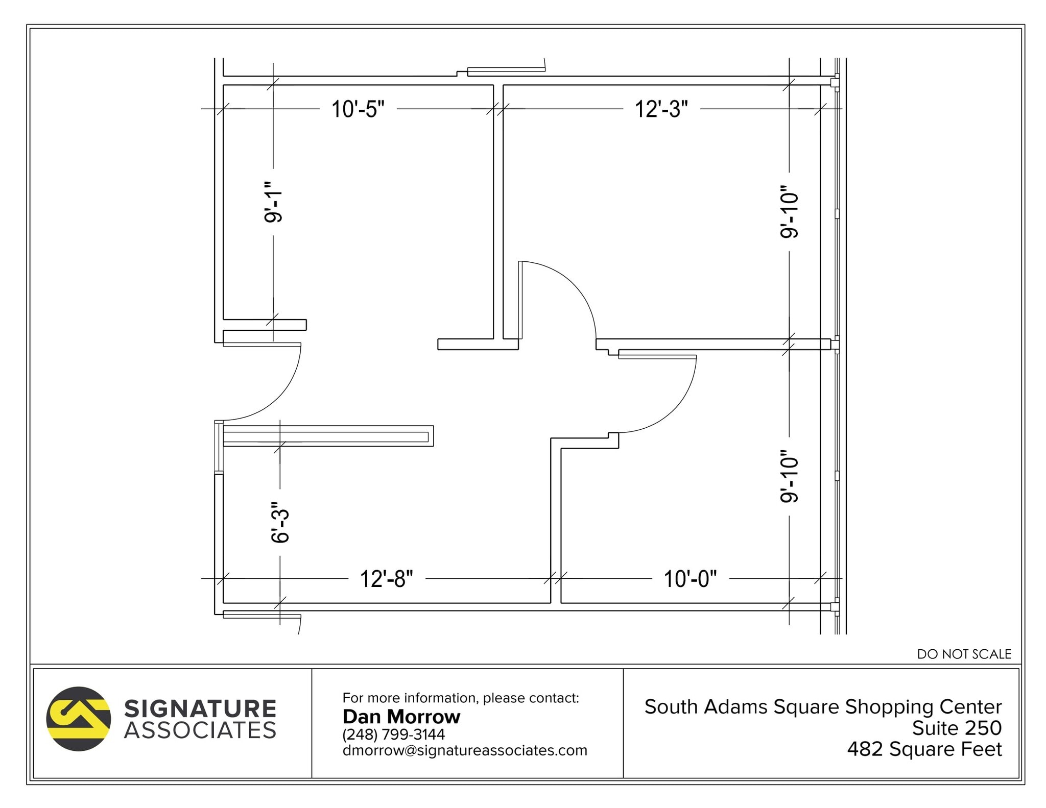 725 S Adams Rd, Birmingham, MI for lease Floor Plan- Image 1 of 1