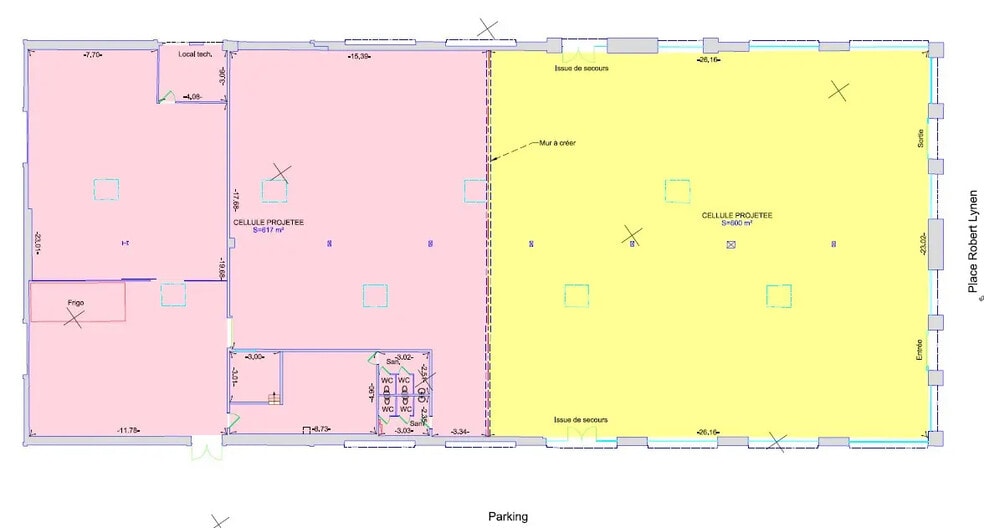 Commerce de détail dans Tinqueux à louer - Plan d’étage - Image 3 de 3