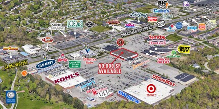 441-463 Boardman Poland Rd, Youngstown, OH for lease Aerial- Image 2 of 6