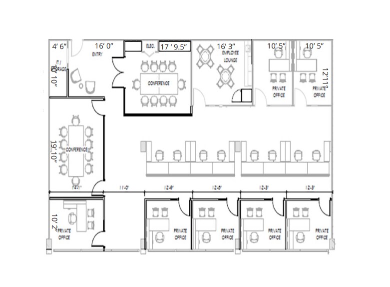1120 E Kennedy Blvd, Tampa, FL 33602 - Unité 235 - - Plan d’étage - Image 1 of 4