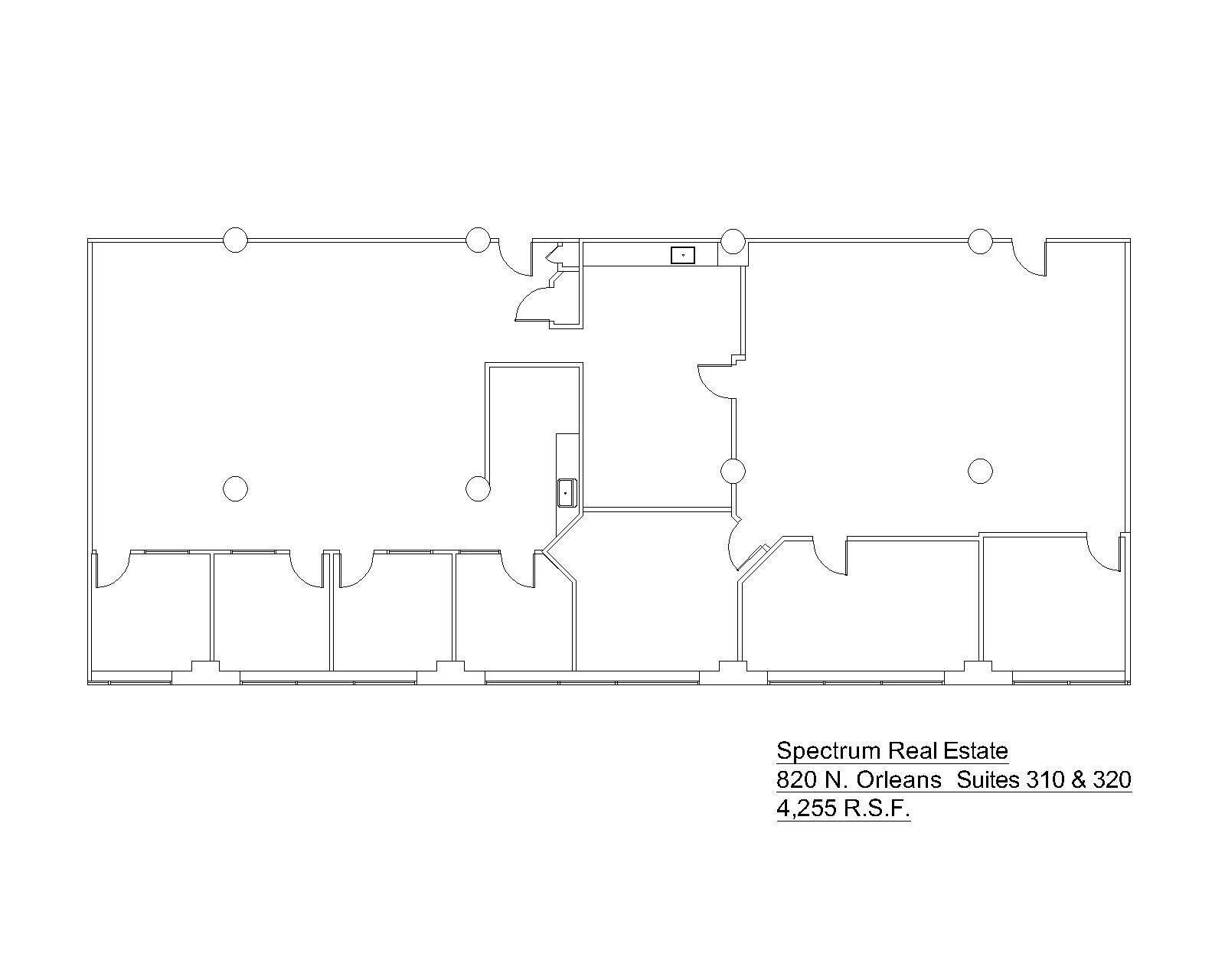 820 N Orleans St, Chicago, IL for lease Floor Plan- Image 1 of 1