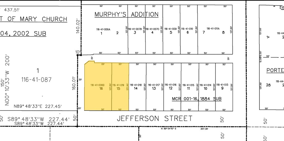 1002-1006 E Jefferson St, Phoenix, AZ for sale - Plat Map - Image 3 of 8