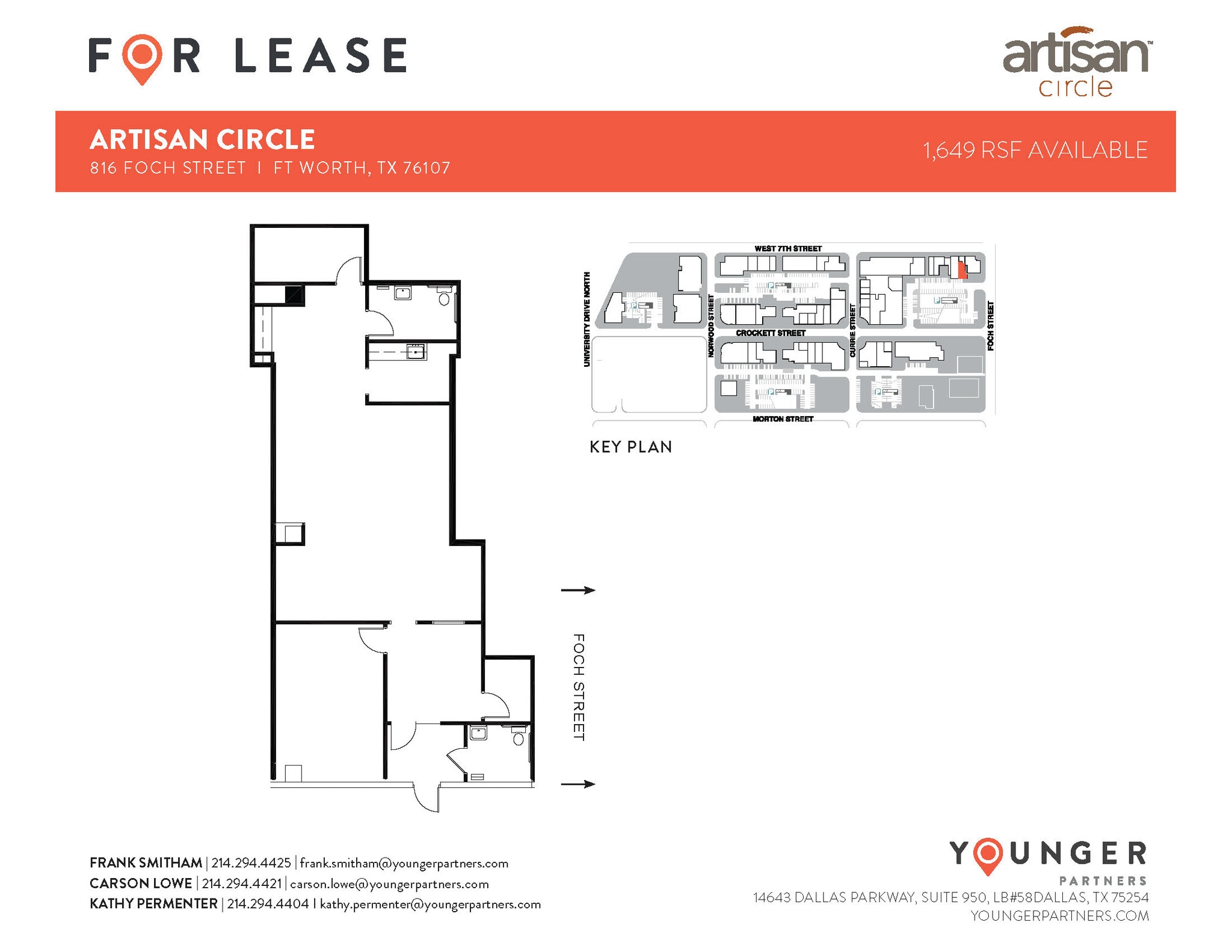 2973 W 7th St, Fort Worth, TX for lease Floor Plan- Image 1 of 1