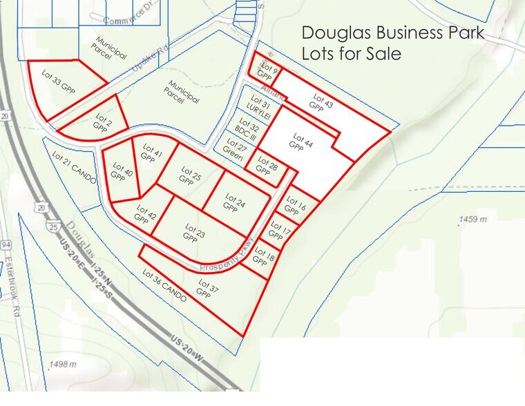 Douglas Business park, Douglas, WY à vendre - Plan cadastral - Image 1 de 2