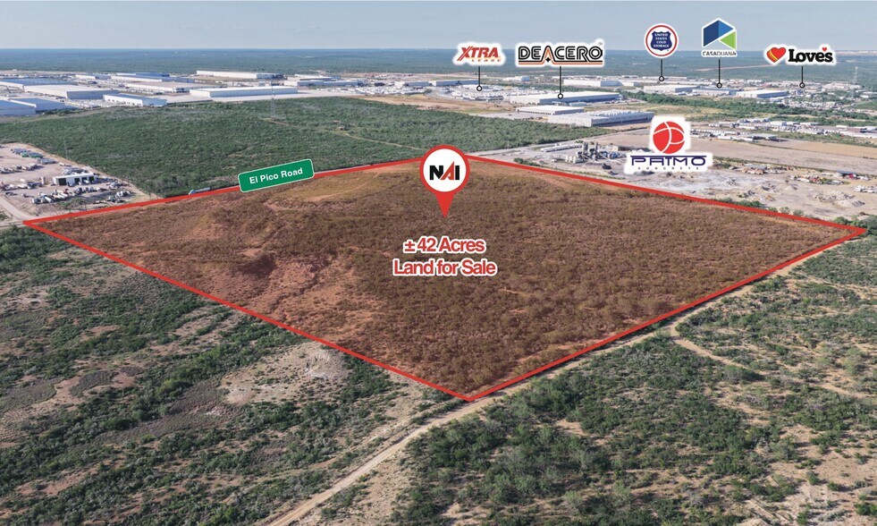 000 El Pico Rd, Laredo, TX à vendre - Aérien - Image 2 de 10