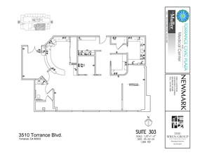 3400 Torrance Blvd, Torrance, CA à louer Plan d  tage- Image 1 de 1