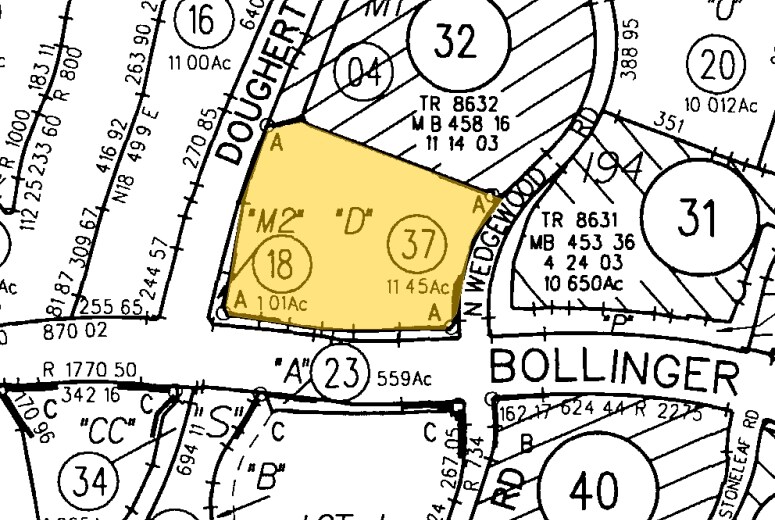 11000-11050 Bollinger Canyon Rd, San Ramon, CA à louer - Plan cadastral - Image 3 de 3