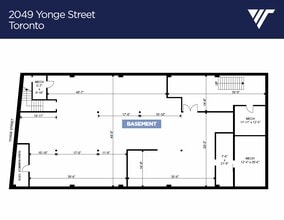 2049 Yonge St, Toronto, ON à louer Plan d’étage- Image 2 de 2