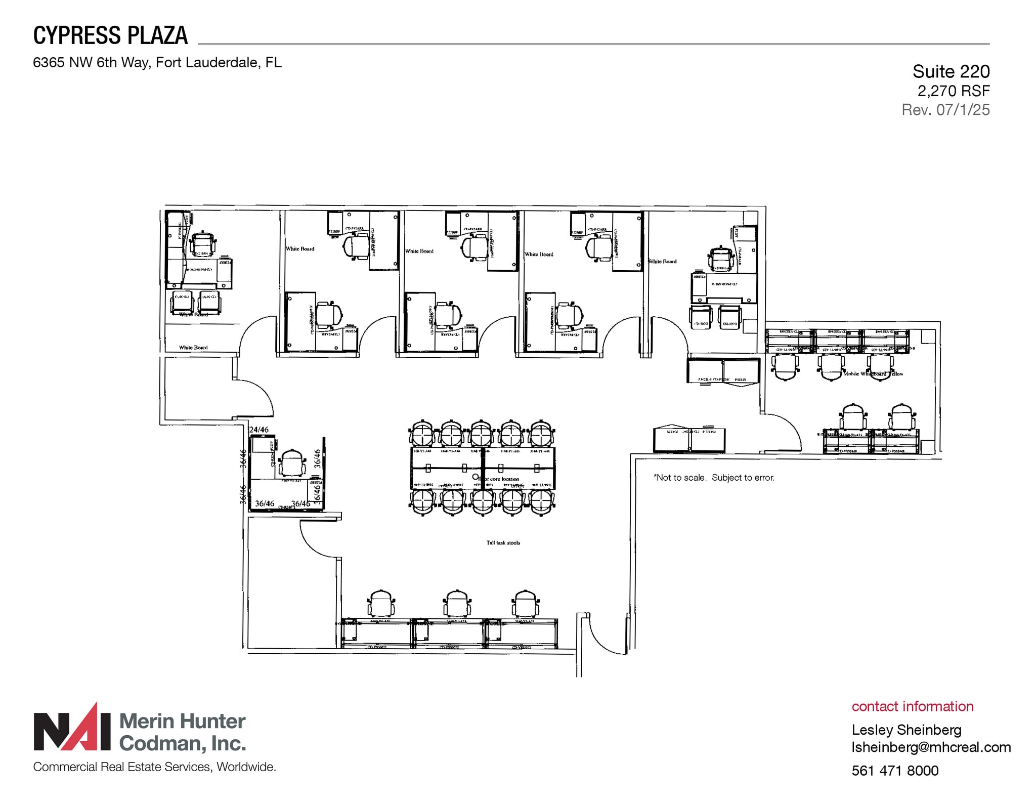 6365 NW 6th Way, Fort Lauderdale, FL for lease Floor Plan- Image 1 of 14