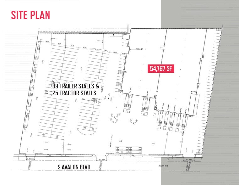 16224 & 16240 S. Avalon Blvd., Carson, CA à louer - Plan de site - Image 2 de 5