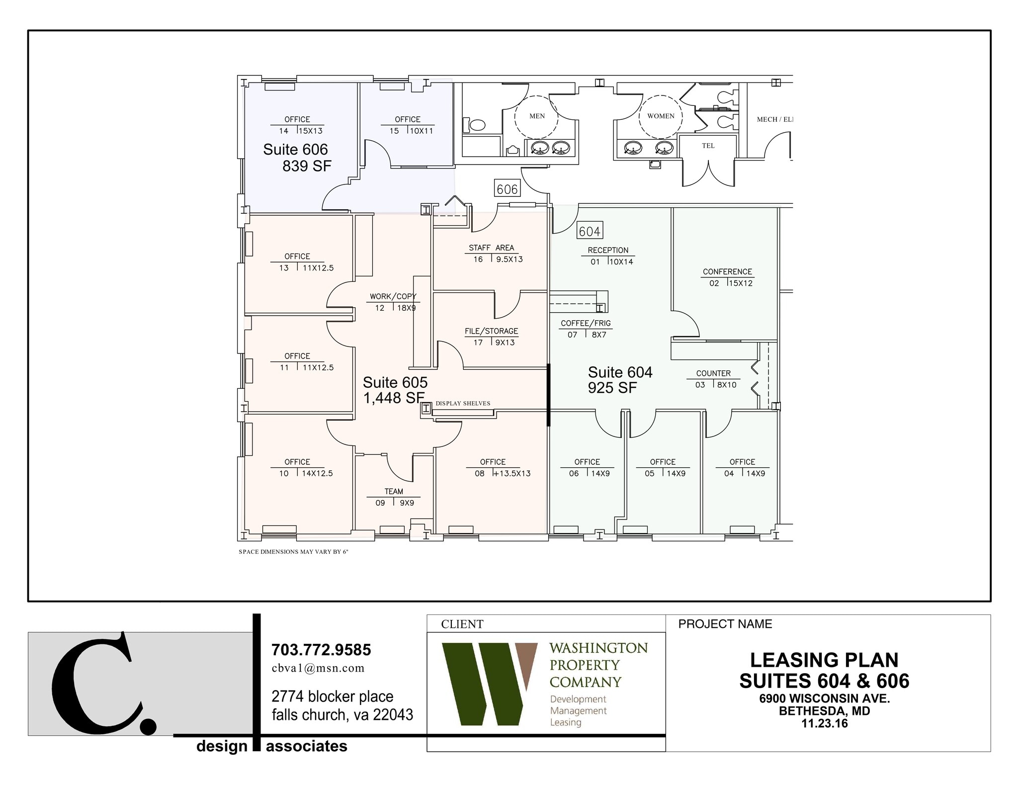 6900 Wisconsin Ave, Bethesda, MD à louer Plan de site- Image 1 de 2