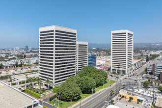 11100 Santa Monica Blvd, Los Angeles, CA - AÉRIEN  Vue de la carte