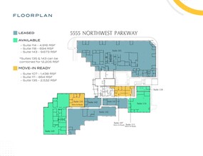 5555 Northwest Pky, San Antonio, TX à louer Plan de site- Image 1 de 1